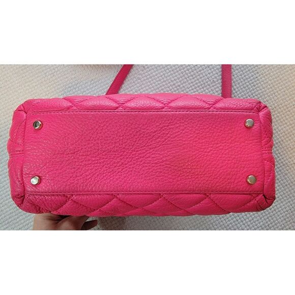Kate Spade New York Small Georgina Gold Coast Shoulder Bag Hot Pink - Picture 7 of 10